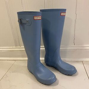 Blue Tall Hunter Boots
